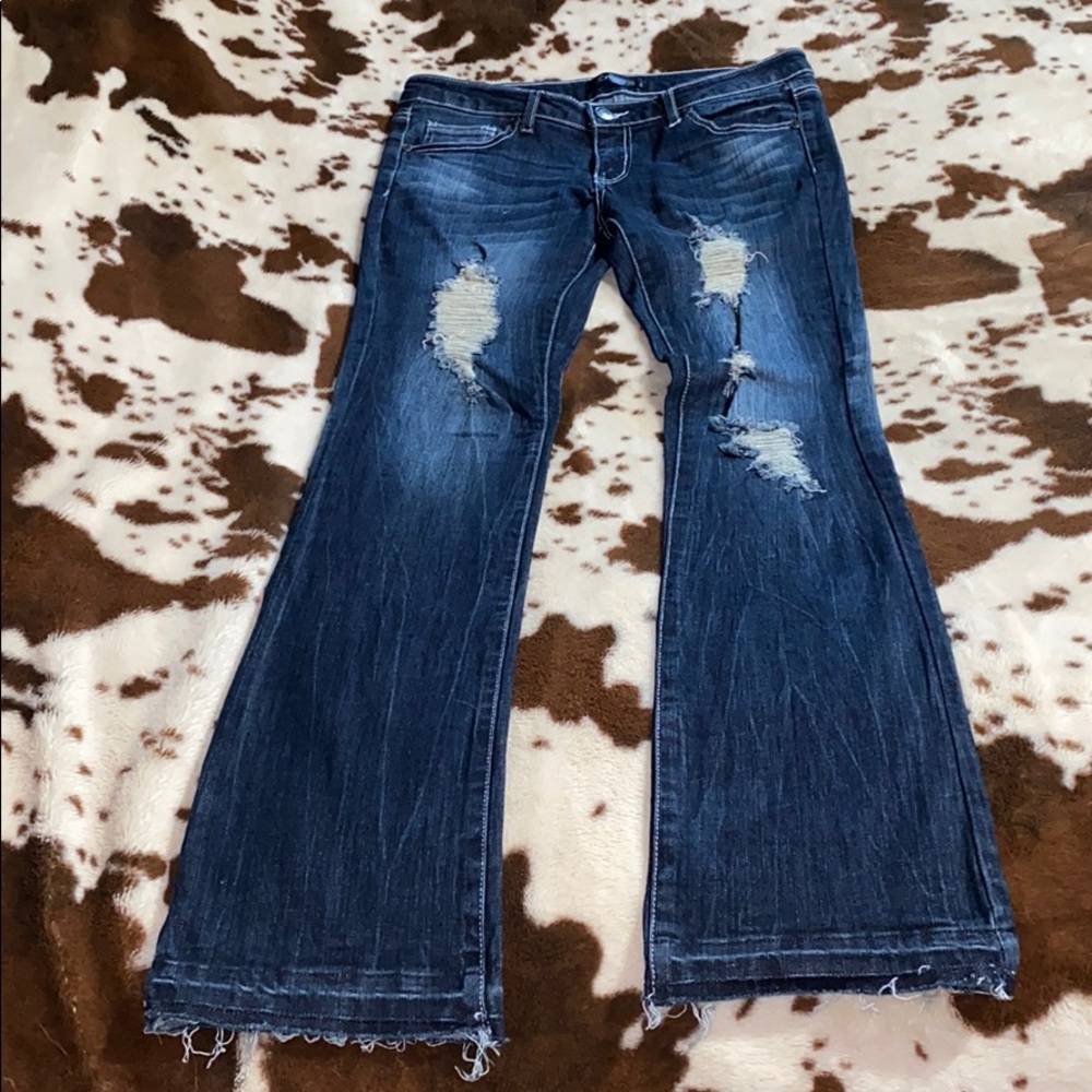 Distressed “April Jeans”
